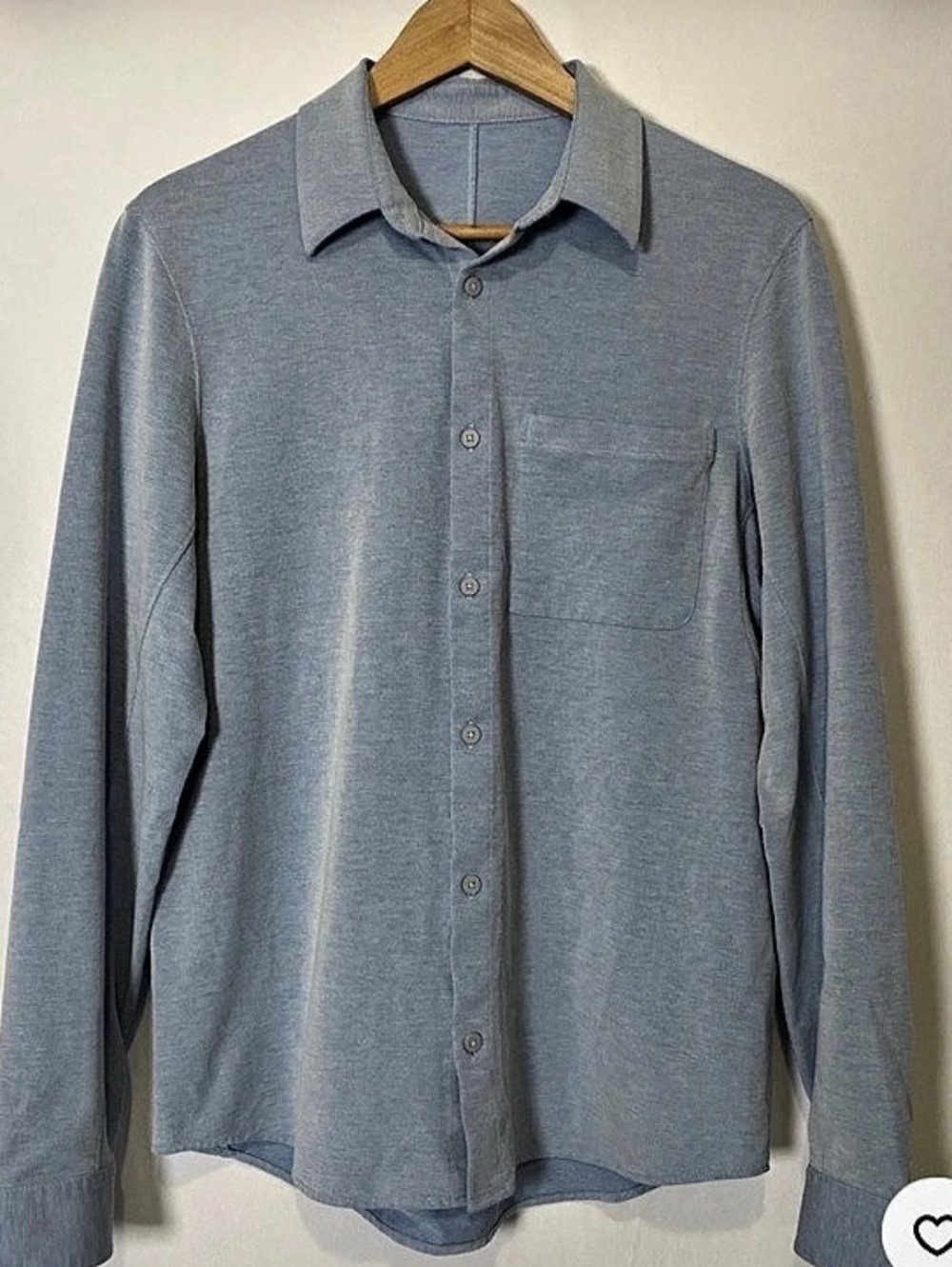 lululemon Commission Long Sleeve Shirt light Blue